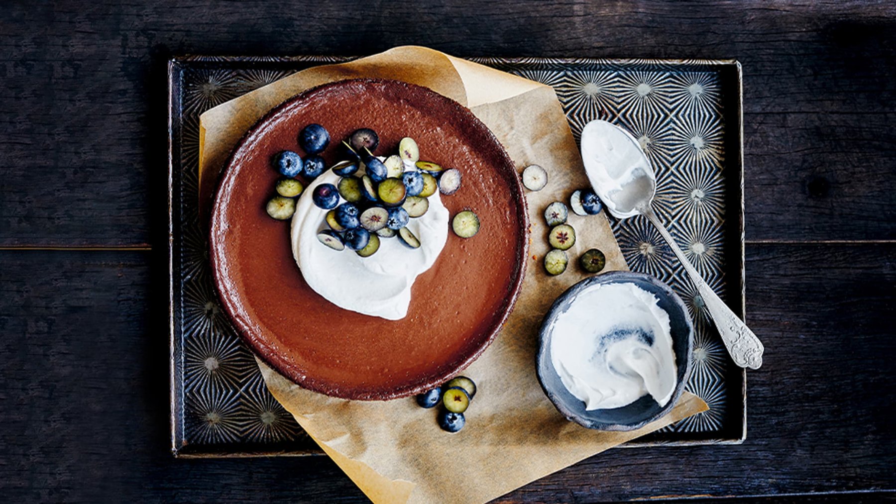 Donna Hay Baked Chocolate Tofu Cheesecake CSR Sugar